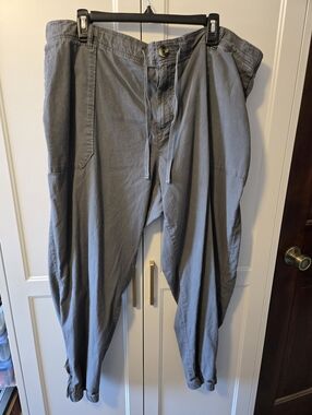 Sonoma Women's Cargo Pants W/zipper Ankles Sixe 2X